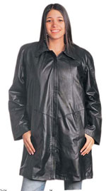 b706 Ladies Zipper Coat