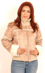 S21007 Ladies Suede Jacket