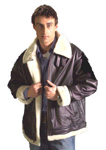 B3 Black WWII Mens Bomber Jacket