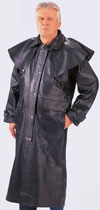A108 Mens Leather Carcoat