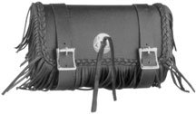 TB-1501 LEATHER MOTORCYCLE TOOLS BAG WITH STUDS
