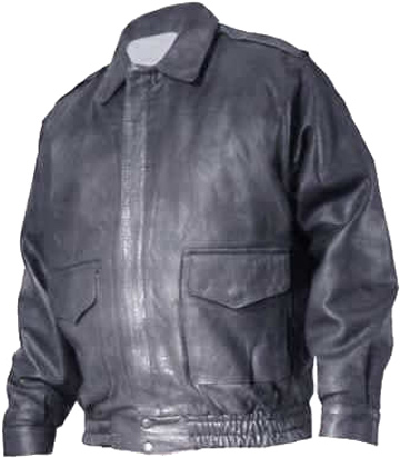 G100 Mens Leather Aviation Bomber jacket with zip out liner