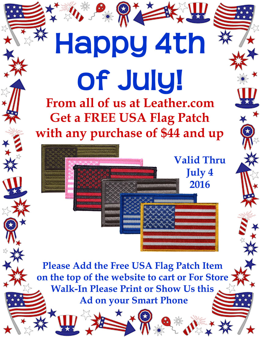 Happy 4th of July from San Diego Leather!