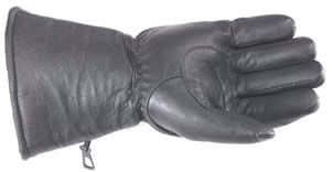 LEATHER PADDED GAUNTLET GLOVES