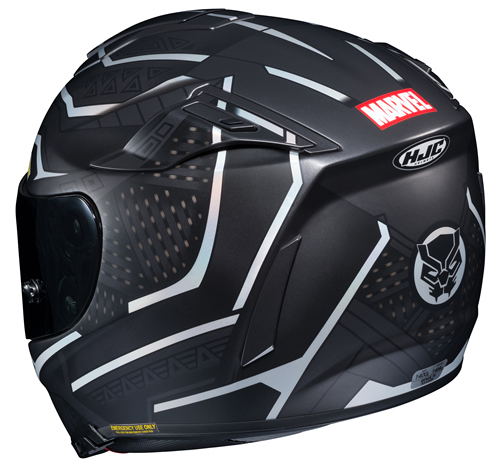Marvel® Black Panther® Motorcycle RPHA 70 ST Helmet Left Back View