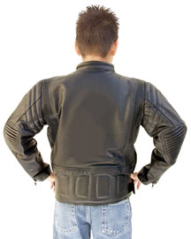 K2100 boys Biker Leather Jacket