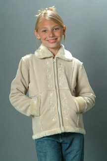 KIDS K9019 LAMB LEATHER JACKET
