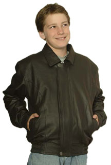 Kids JR Sizes Leather Waist Jacket