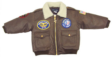 KIDS PU BOMBER WITH PATCHES SALE $45 TO $55