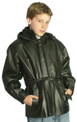 KIDS K9019 LAMB LEATHER JACKET