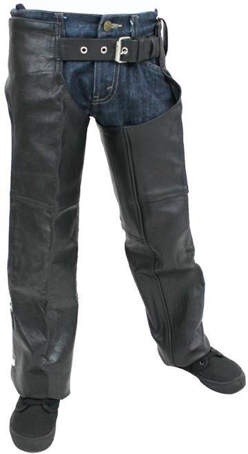 KCH1025 Kids Leather Chaps with Coin Pocket