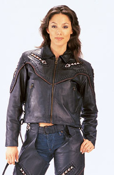 251 Ladies Motorcycle Leather Jacket