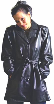 A21714 Ladies Belted Jacket