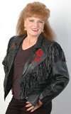 JANICE LADIES  LEATHER  JACKET