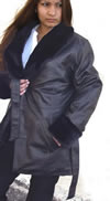 A219 LADIES FUR LEATHER JACKET