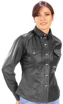 B862 Ladies Premium Lambskin Shirt
