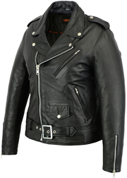 LC850 Women's Basic Motorcycle Lightweight Leather Jacket