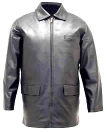 A104 Mens Napa Leather Stadium Jacket 
