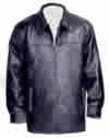 A103 Mens Stadium Leather Jacket With Zipper $69.95
