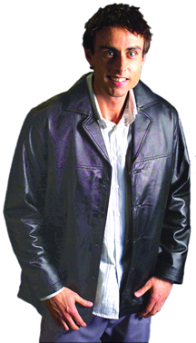 Style A22355 Mens  Lamb Waist Jacket  -- San Diego Leather Jacket