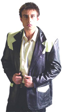 A24110 MENS 2 TONE WESTERN  BLAZER