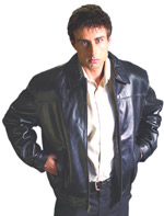 B28000 MENS LEATHER WAIST LEATHER JACKET