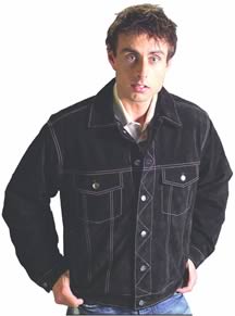 Style S23708  Mens  Suede  Jacket  -- San Diego Leather Jacket