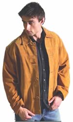 S23720  Men's Suede Shirt  Jacket
