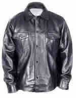 B225 Goatskin Leather Shirt