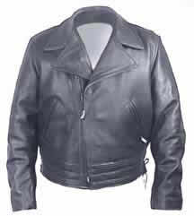 Polic A Leather Motorcycle Jacket