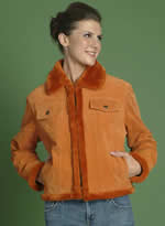 PSW809 Ladies Suede with Fur