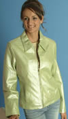 W46S LADIES SHORT LEATHER JACKET