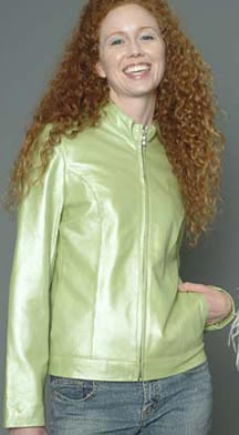 W52S Ladies Short Leather Jacket