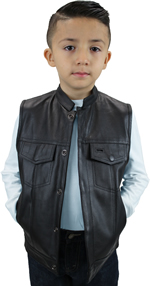 YoungSoul Childrens Boys Motorcycle Leather PU Jacket Teenage Kids Faux Leather Biker Autumn Winter Coat Outerwear 