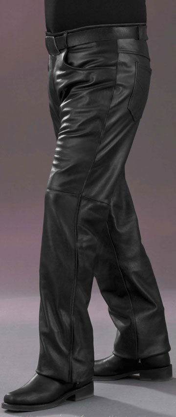 Athens Leather Biker Pants : Made To Measure Custom Jeans For Men